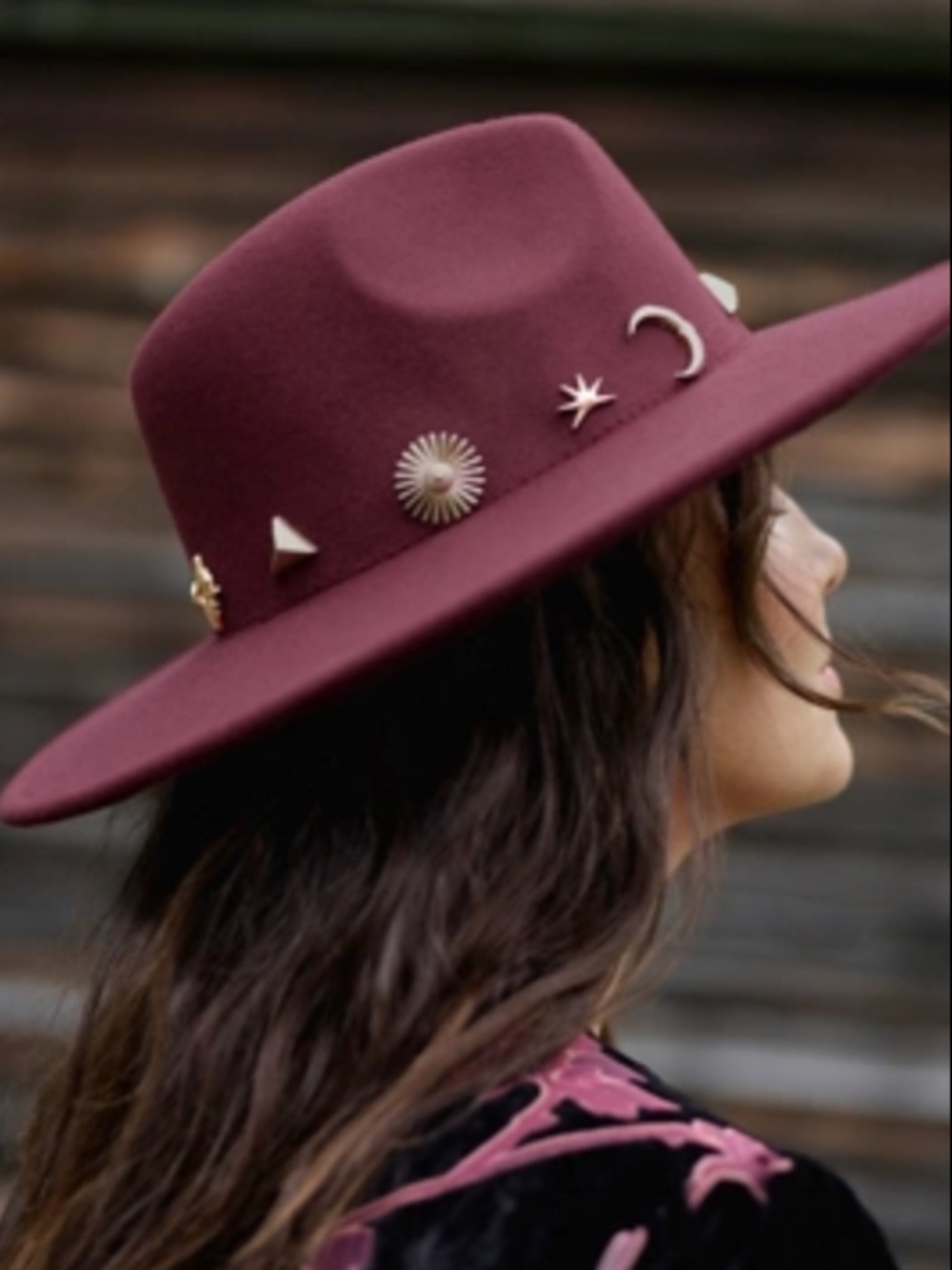 Anthropologie Charm-Trimmed Rancher Hat - NEW w/ TAGS